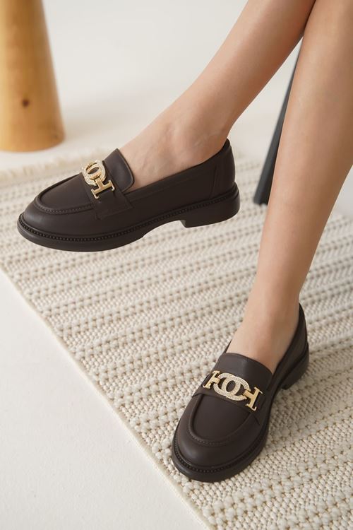 Viola Kadın Acı Kahve Loafer