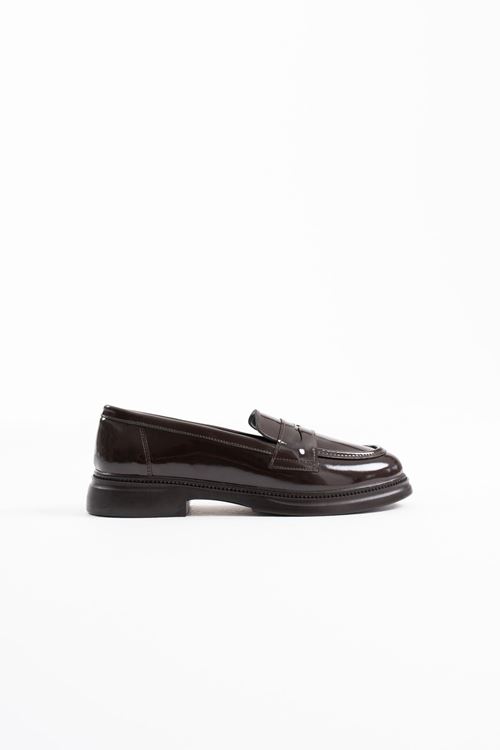 Sunny Kadın Acı Kahve Rugan Loafer