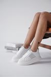 Belinda Beyaz Taşlı Kadın Sneaker